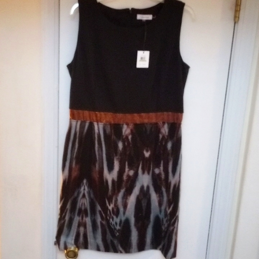 Calvin Klein Sleeveless Dress -NWT Size 14
